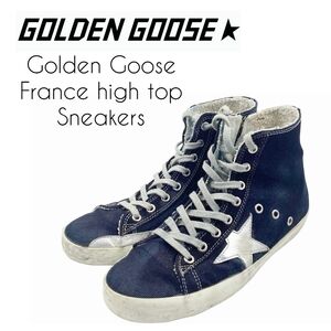 [EUC] Golden Goose Deluxe Brand Francy High-Top Sneaker SIZE 36 in box AUTHENTIC